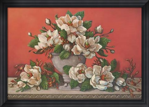 Framed Classical Magnolia II Print