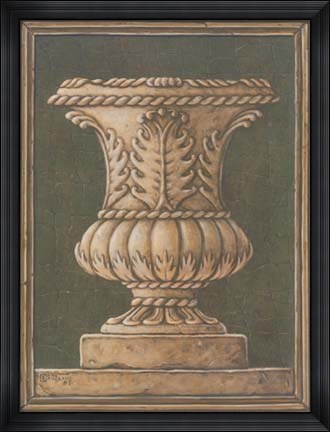 Framed Neo Classical Urn Print