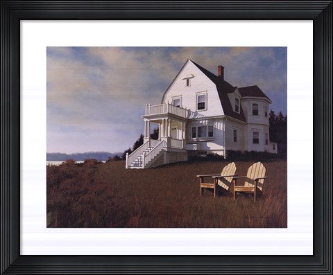 Framed Oceanfront View Print