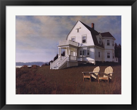 Framed Oceanfront View Print