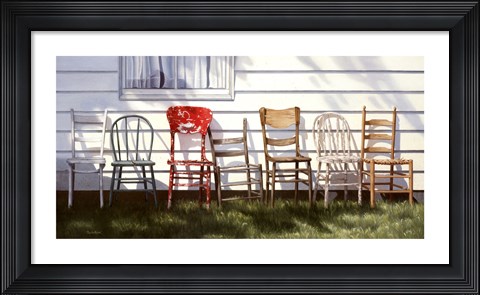 Framed Chair Collection Print
