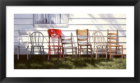 Framed Chair Collection Print