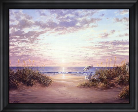 Framed Paradise Dawn Print