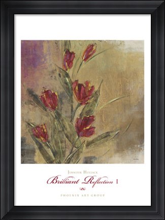 Framed Brilliant Reflection I Print