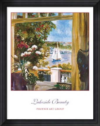 Framed Lakeside Beauty Print