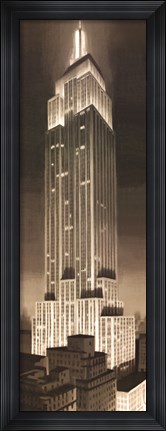 Framed Empire State Building Print
