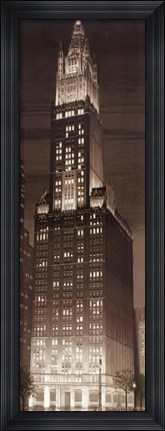 Framed Woolworth Building Print