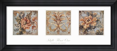Framed Idylle Fleuri One Print