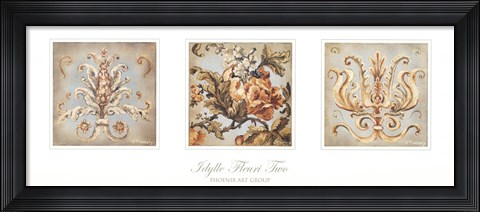 Framed Idylle Fleuri Two Print