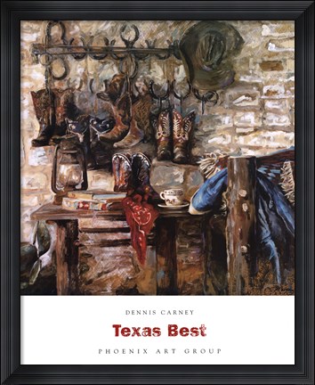 Framed Texas Best Print