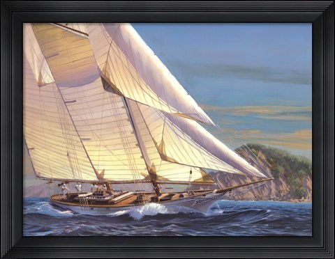 Framed Adventures in Paradise I Print