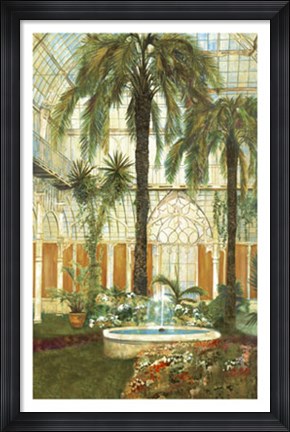 Framed La Stanza Del Giardino Print