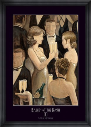 Framed Babes at the Bash I Print