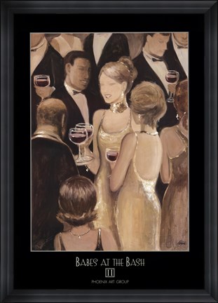 Framed Babes at the Bash II Print