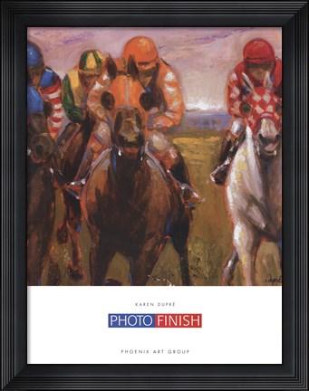 Framed Photo Finish Print