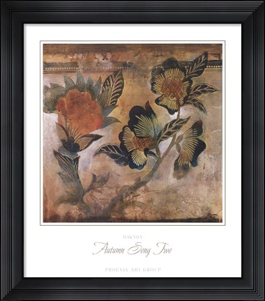 Framed Autumn Song Two Print