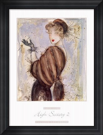 Framed High Society II Print