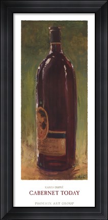 Framed Cabernet Today Print
