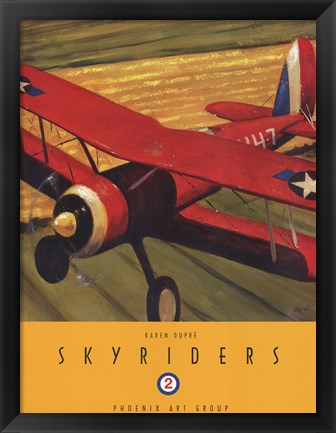Framed Sky Riders 2 Print