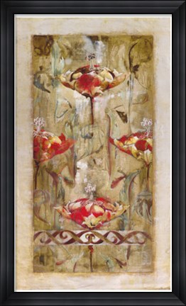 Framed Distant la Fleur II Print