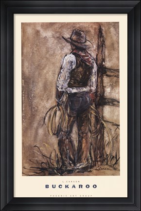 Framed Buckaroo Print