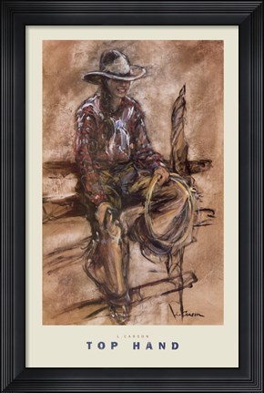 Framed Top Hand Print