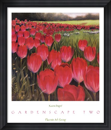 Framed Gardenscape Two Print