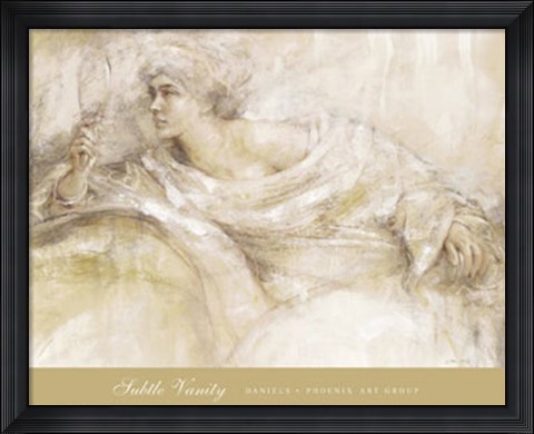 Framed Subtle Vanity Print