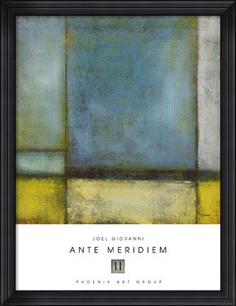 Framed Ante Meridiem II Print