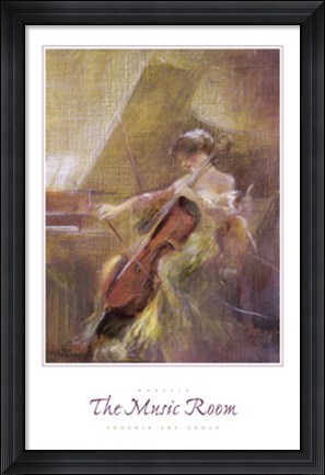 Framed Music Room Print