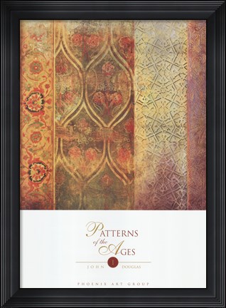 Framed Patterns of the Ages I Print