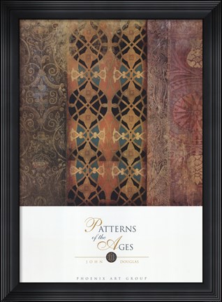 Framed Patterns of the Ages III Print
