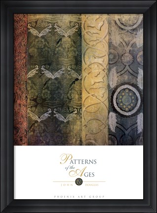 Framed Patterns of the Ages IV Print