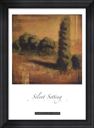Framed Silent Setting Print