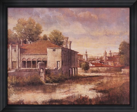 Framed Peaceful Cottage Print