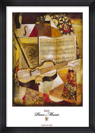 Framed Piece Music I Print
