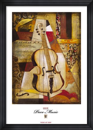 Framed Piece Music II Print