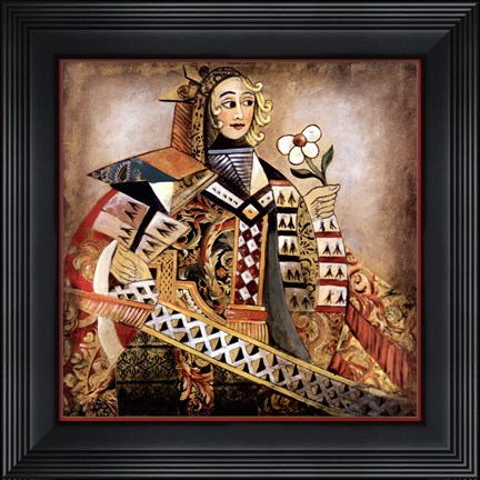 Framed Cards II Print