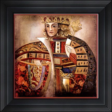 Framed Cards III Print