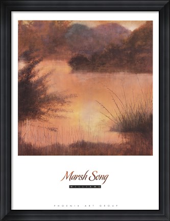Framed Marsh Song Print