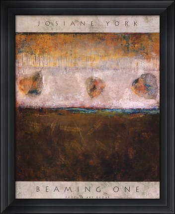 Framed Beaming One Print