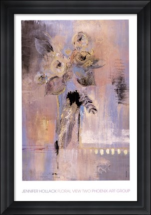 Framed Floral View Two Print