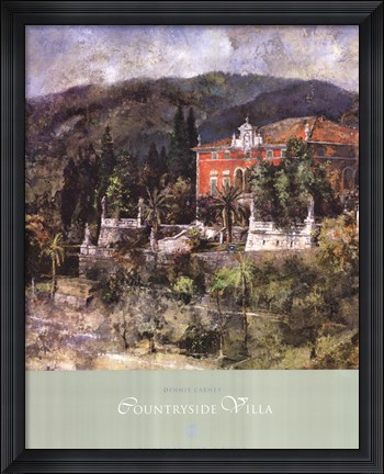 Framed Countryside Villa Print