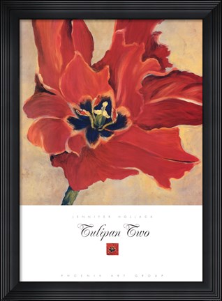 Framed Tulipan Two Print