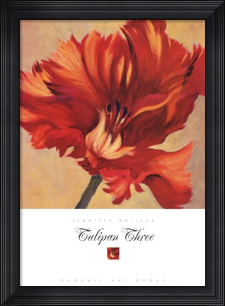 Framed Tulipan Three Print