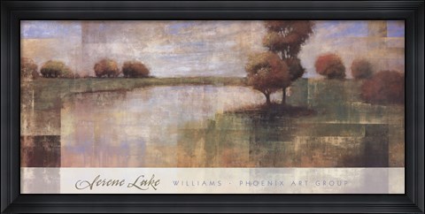 Framed Serene Lake Print