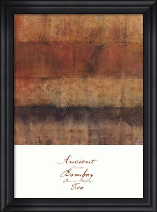 Framed Ancient Bombay Two Print