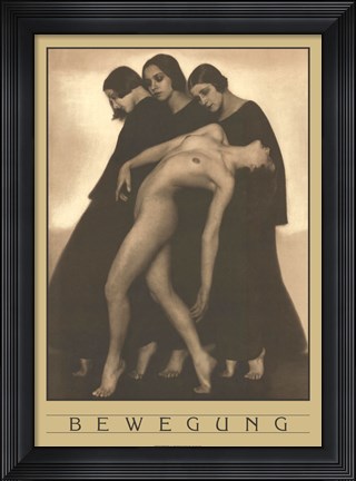 Framed Bewegung Print