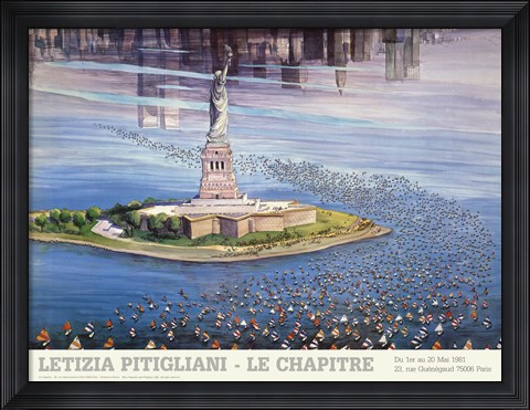 Framed Boat Race Print