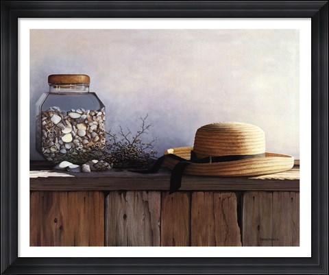Framed Still Life with Seashells Print